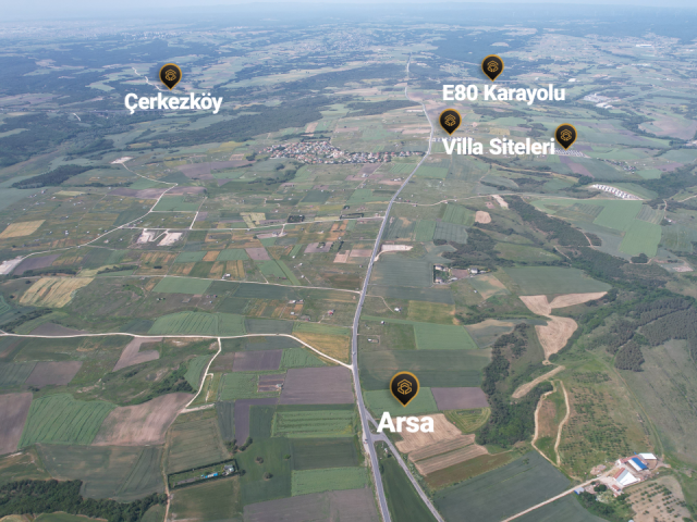 İSTANBUL SİLİVRİ BALABAN'DA 16 VİLLALIK SATILIK İMARLI ARSA