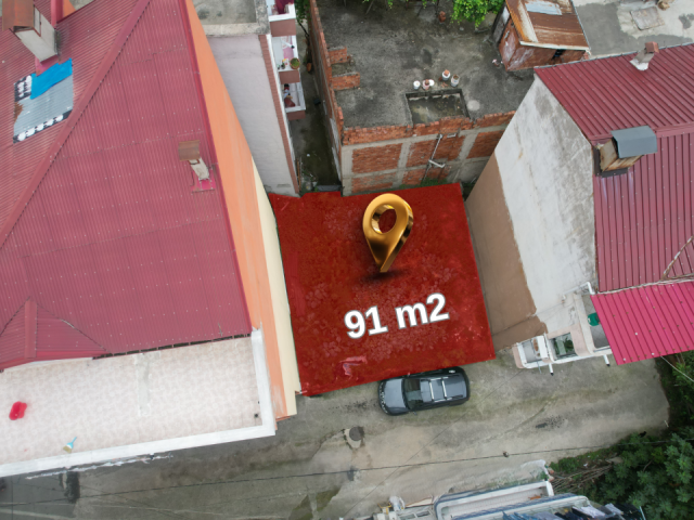 ORTAHİSAR KAYMAKLI'DA MERKEZİ KONUMDA 91 m² SATILIK FIRSAT ARSA