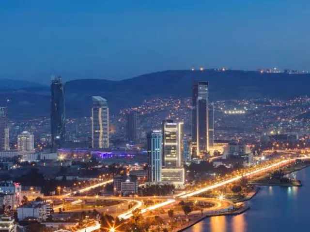 IZMIR BAYRAKLI SALHANE'DE 5.550 m2 LAND FOR SALE AGAINST FLOOR